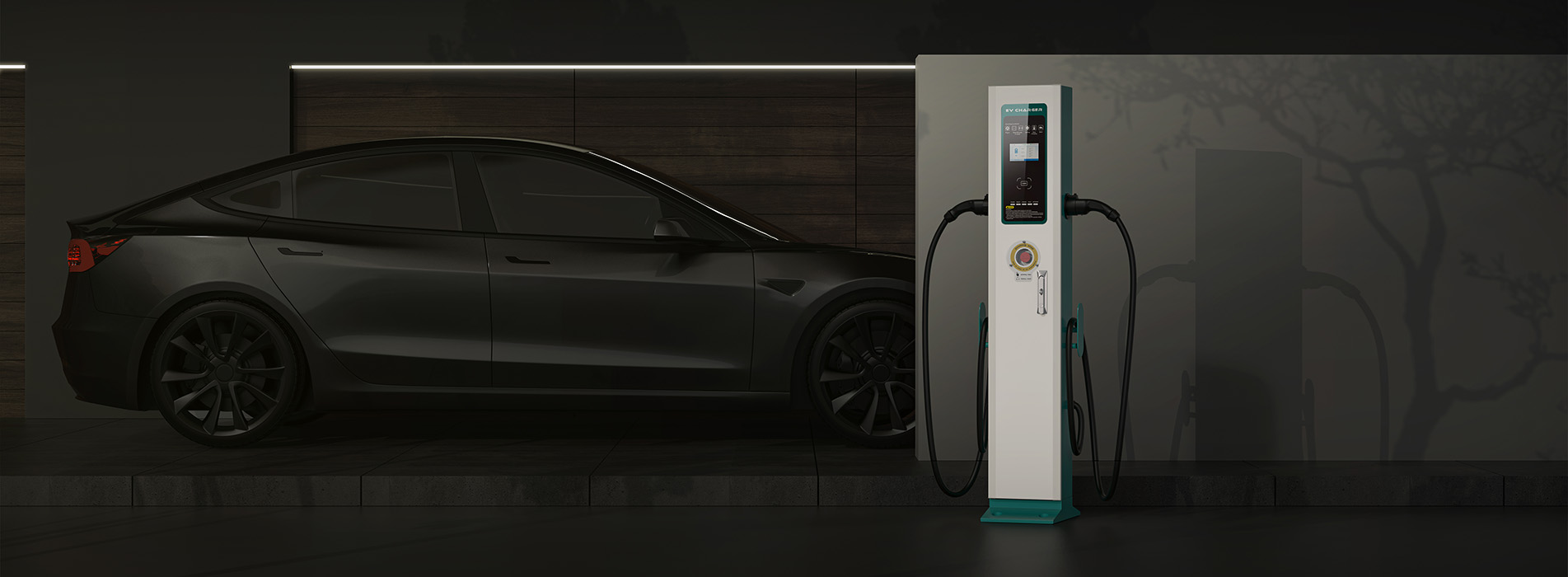 AC002 Floor Stand EV Charging Station