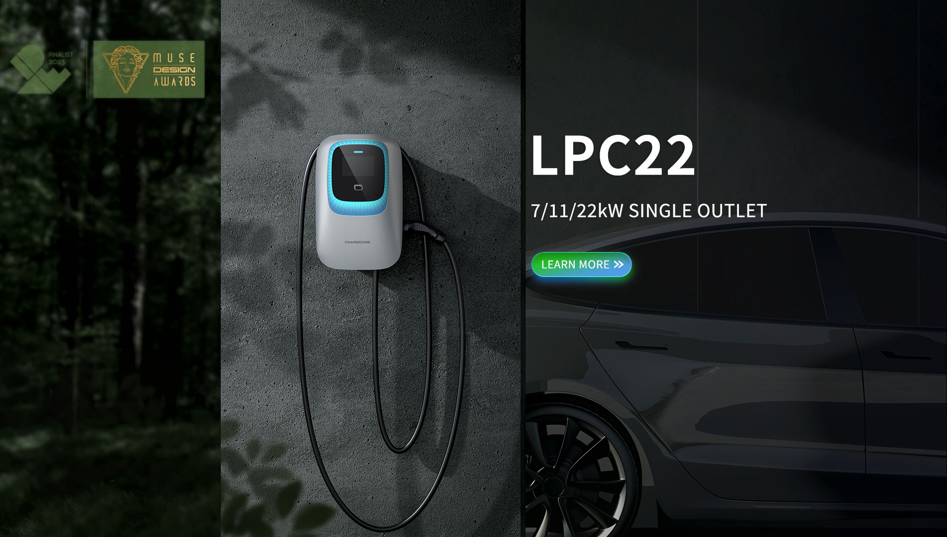 wall-mounted electric car charger